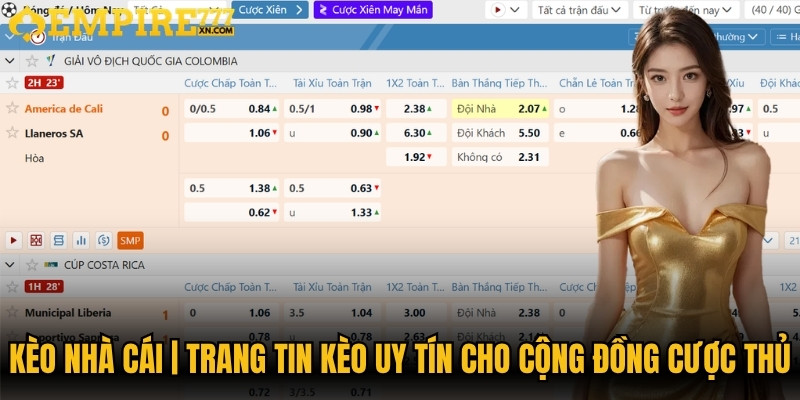 Kèo Nhà Cái | Trang Tin Kèo Uy Tín Cho Cộng Đồng Cược Thủ 1 Kèo Nhà Cái